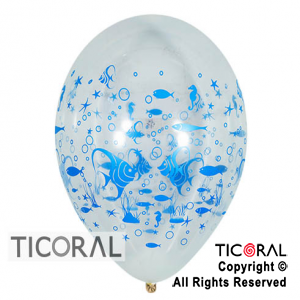 GLOBO S R12 INF CRISTAL PECERA TRANSPARENTE x 50